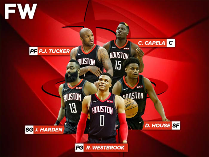 The 201920 Projected Starting Lineup For The Houston Rockets