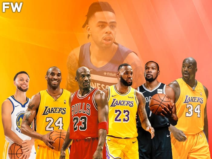 D’Angelo Russell Names His All-Time Starting 5: Steph, Kobe, MJ, LeBron ...