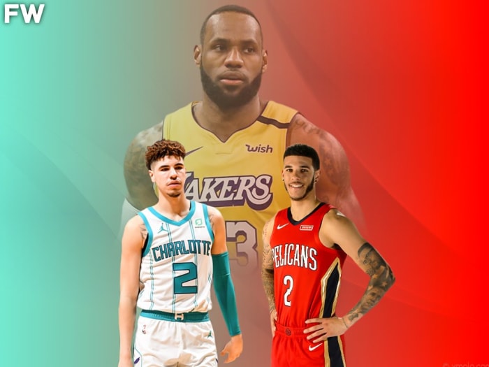 lebron james lamelo ball