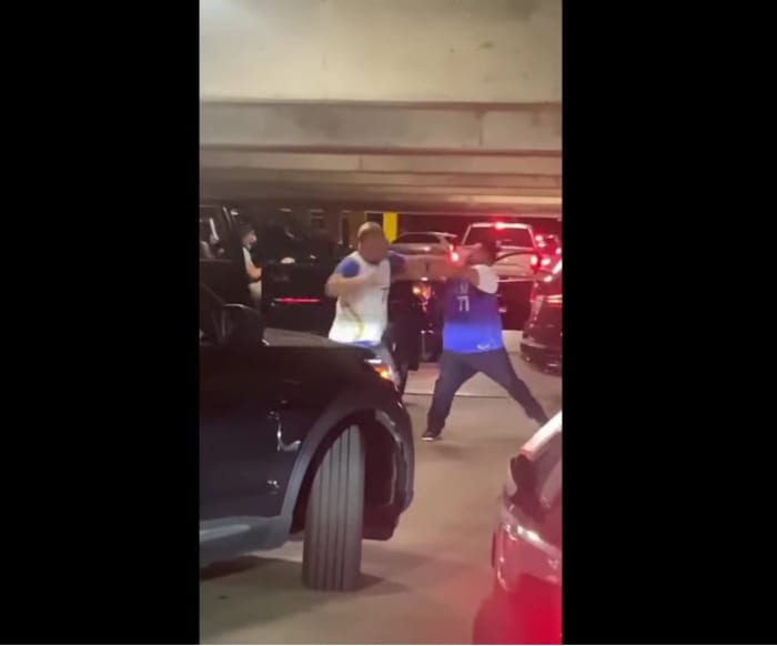 Video: Dallas Mavericks Fans Fight After Mavericks-Clippers Game 3 ...