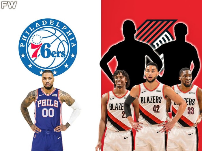 The Blockbuster Trade Idea: Damian Lillard For Ben Simmons, Tyrese ...