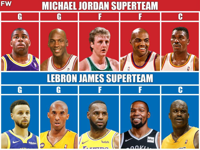 Michael Jordan Superteam vs. LeBron James Superteam: The Clash Of GOATs ...