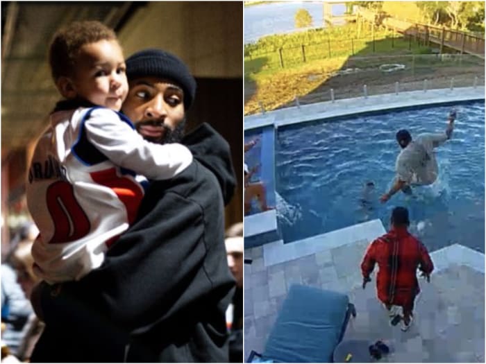 Andre Drummond Incredibly Saves Son From Drowning After He Fell Into A