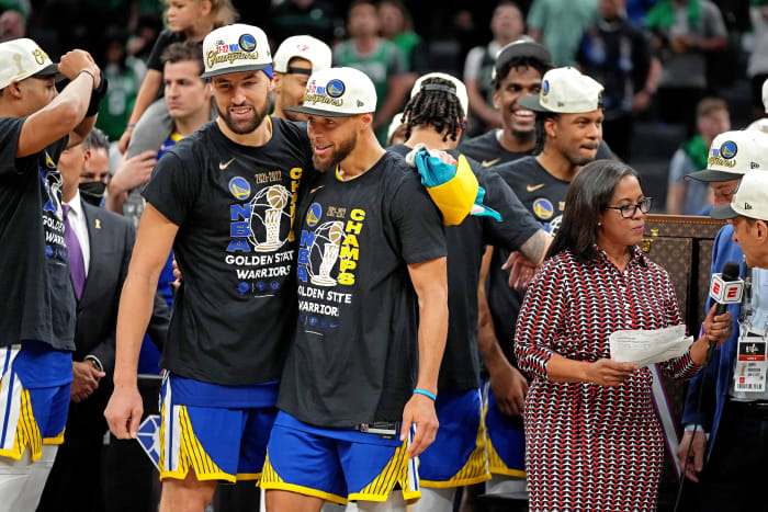 Stephen Curry And Klay Thompson Mock Doubters After 2022 Title Win ...