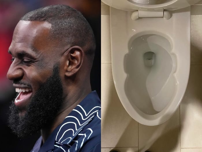 NBA Fans Have Big Reaction To A Toilet Shaped Like LeBron James' Head: "Just A Toilet From Akron"