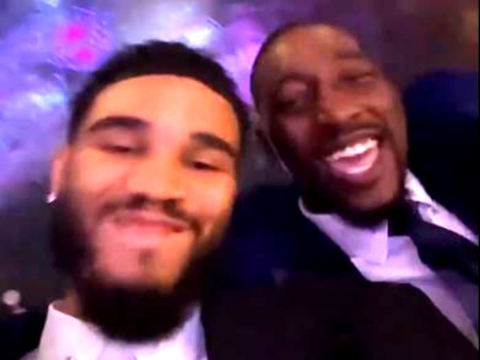 Video Jayson Tatum And Bam Adebayo Were Partying Together At De'Aaron