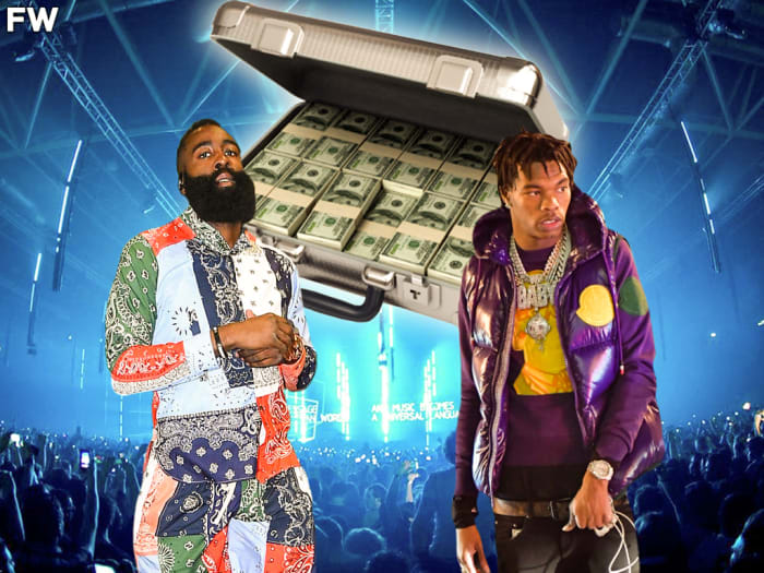 NBA Fans React To Rapper Lil Baby Giving James Harden $250K In Cash As A Birthday Gift: 