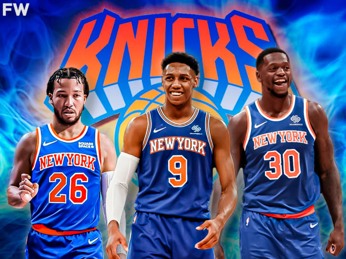 NBA Fans React To The Knicks' $340 Million Core Of Jalen Brunson, RJ ...