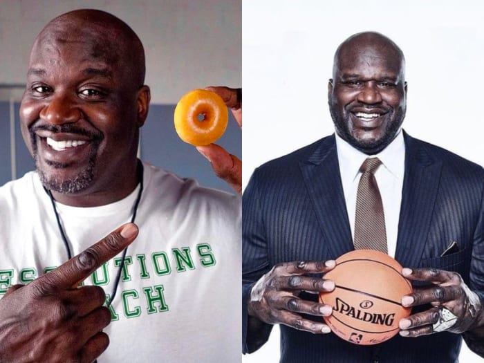 NBA Fan Shares Hilarious Pictures Of Shaquille O'Neal Holding Things: 