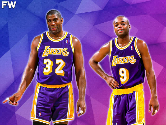 Magic Johnson Called Out Nick Van Exel For Pushing A Referee 5 Days ...