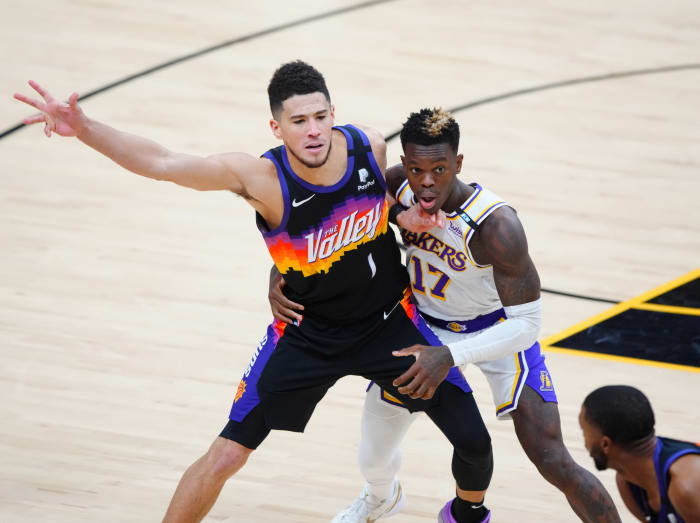 Devin Booker Caught Shoving Dennis Schroder In The Back After He ...