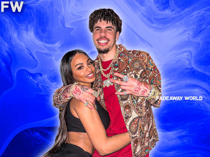 LaMelo Ball Shares Video With His Girl And Two Dogs On Basketball Court