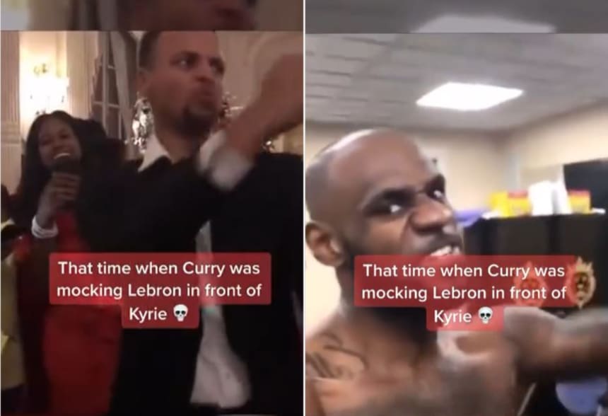 When Stephen Curry Mocked LeBron James’ “Angry” Dance In Front Of Kyrie ...