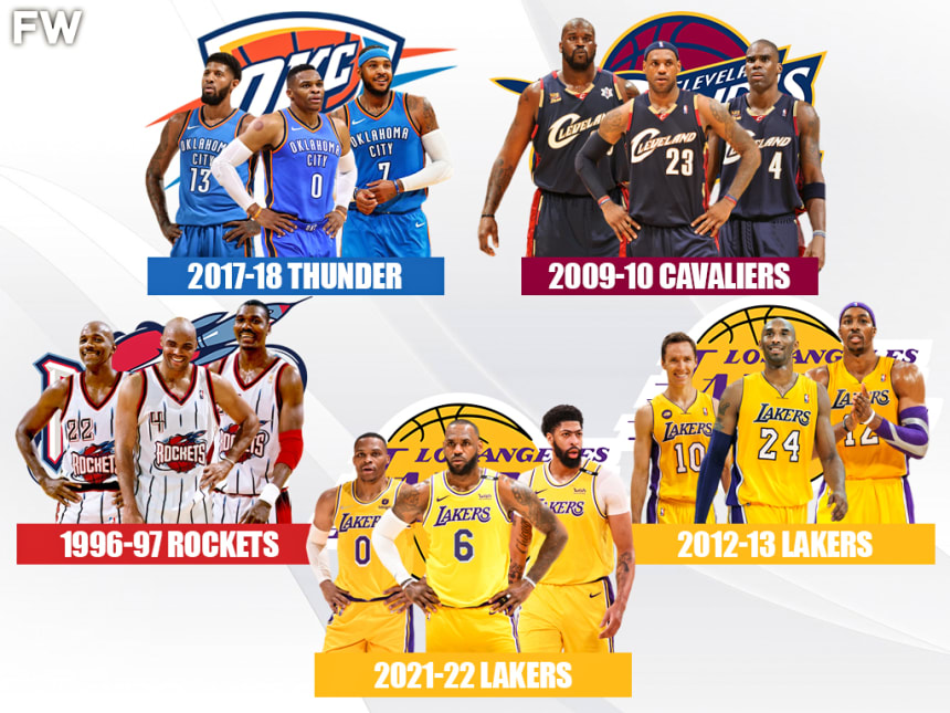 The 10 Most Disappointing NBA Teams Of All Time Fadeaway World