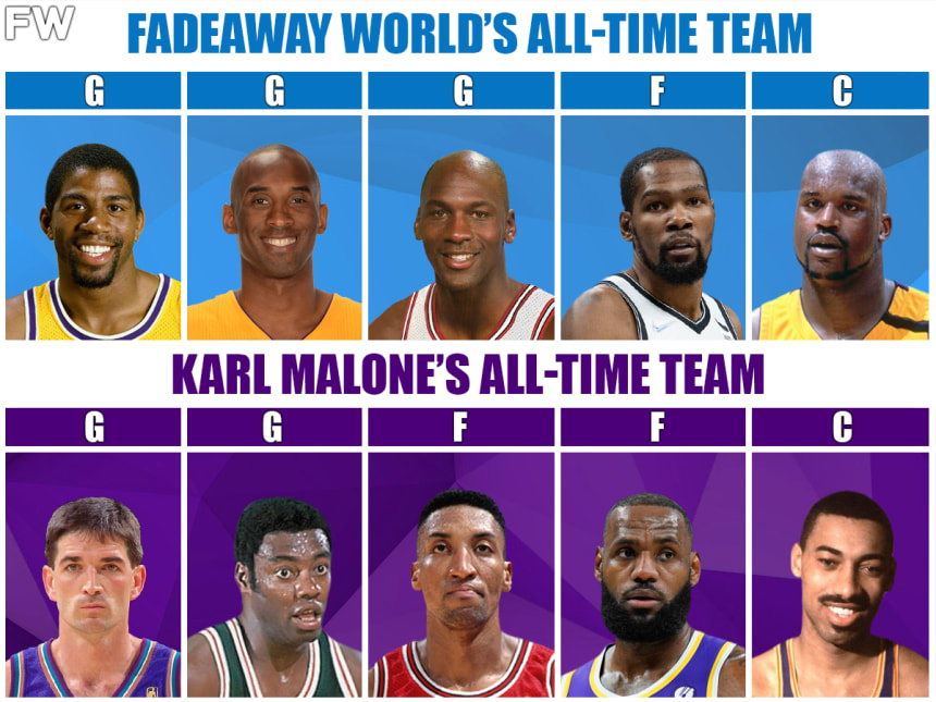 The Superteam That Would Beat Karl Malone’s All-Time Team In A 7-Game ...