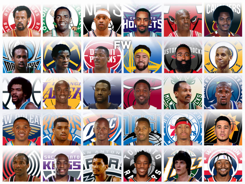 The Greatest Shooting Guard From Every NBA Team - Fadeaway World