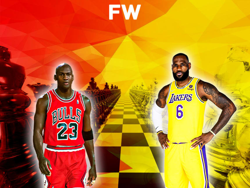 Michael Jordan And LeBron James Playing Chess, FIBA Creates A Legendary ...