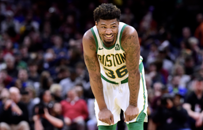 3. Marcus Smart's Blue Hair Draws Mixed Reactions from Fans - wide 7