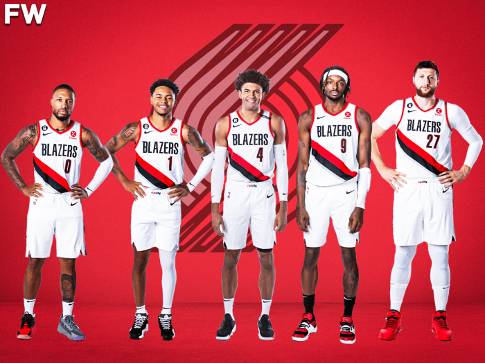 202324 Projected Starting Lineup For Portland Trail Blazers Fadeaway