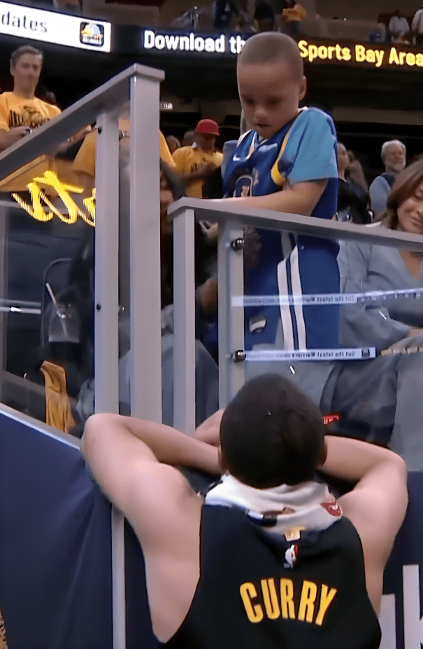 Stephen Curry Comforts Heartbroken Son Canon After Warriors' Game 6