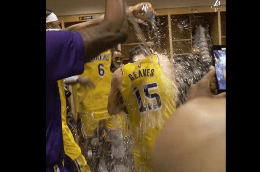 Lakers Throw Wild Locker Room Celebration After Latest Win Fadeaway World 2980