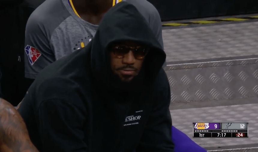 LeBron James Goes Viral After He's Caught Eating Popcorn On The ...