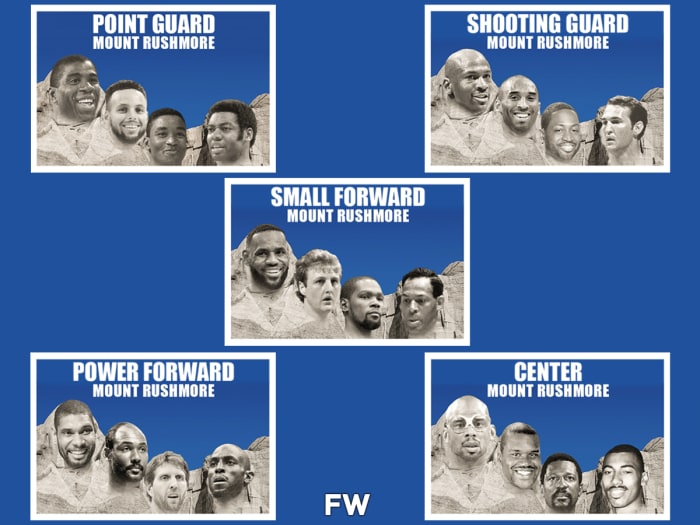 NBA Mount Rushmore: The Best Players At Each Position | Sportal ...