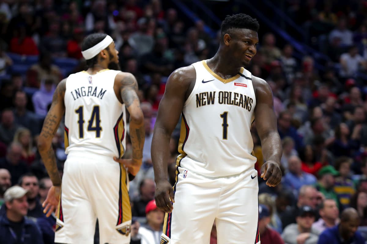 Zion Williamson Is 100 Pounds Heavier Than Brandon Ingram Despite Being Almost The Same Height