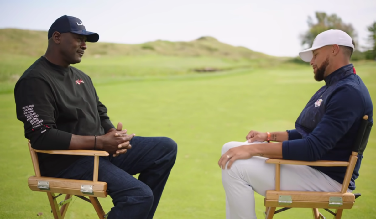 Michael Jordan Tells Stephen Curry The Importance Of Golf In His Life: "For A Competitive Person, This Game Keeps Me Sane."