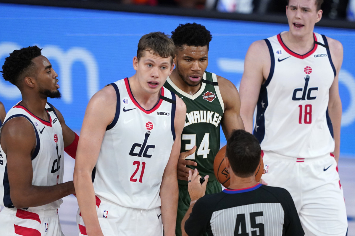 Moe Wagner On Giannis Antetokounmpo Headbutting Him In The Bubble: ‘He Takes The Ball And Dribbles Downhill With This Look In His Eyes Like He’s Trying To F*cking Kill Me’