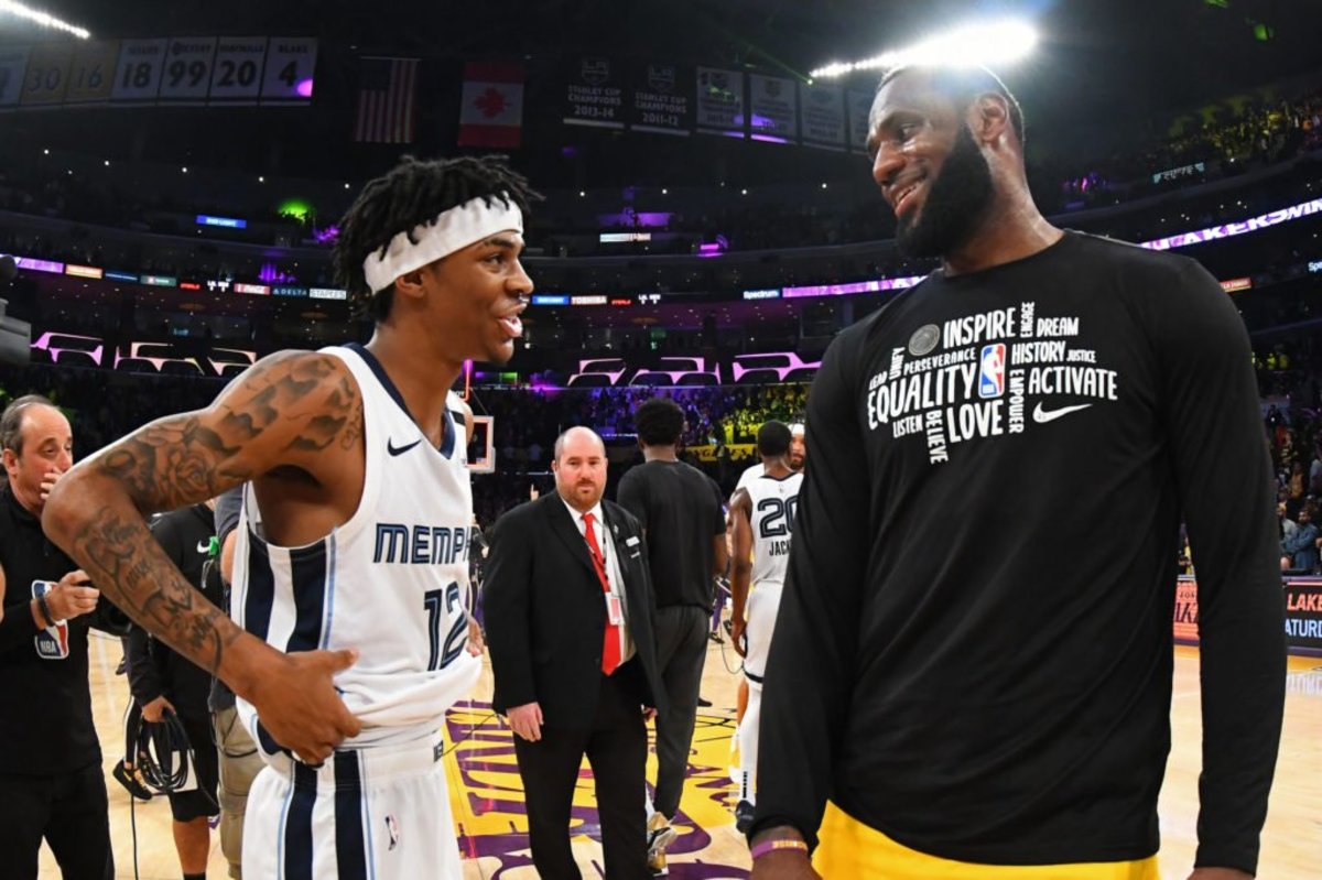 Ja Morant Wants To Dunk On LeBron James:  "... If I Actually Dunk On LeBron, I Probably Would Get A Tech."