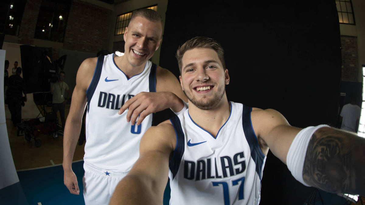 Kristaps Porzingis On Relationship With Luka Doncic: "We're All  Professionals At The End Of The Day, And We Get Along Well." - Fadeaway  World