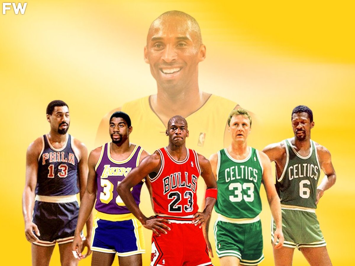 Kobe Bryant Named His All-Time Starting 5: Magic Johnson, Michael Jordan, Larry Bird, Bill Russell, And Wilt Chamberlain Make The Team