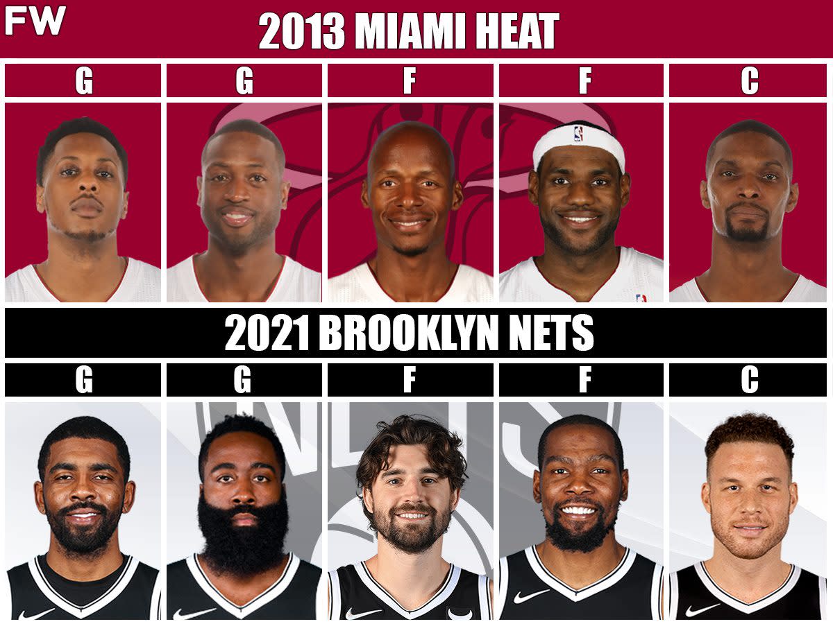 2013 Miami Heat vs. 2021 Brooklyn Nets: Which Superteam Comes Out On Top In A 7-Game Series?