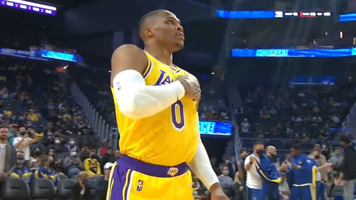 NBA Fans React After Russell Westbrook Posted 2 Points In Lakers Debut: "He’s Definitely Gonna Average 2/7/4 This Season."