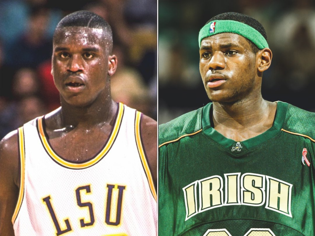 NBA Fans Debate: If Shaquille O'Neal And LeBron James Were In The Same Draft Class, Who Would Have Went No. 1 Overall?