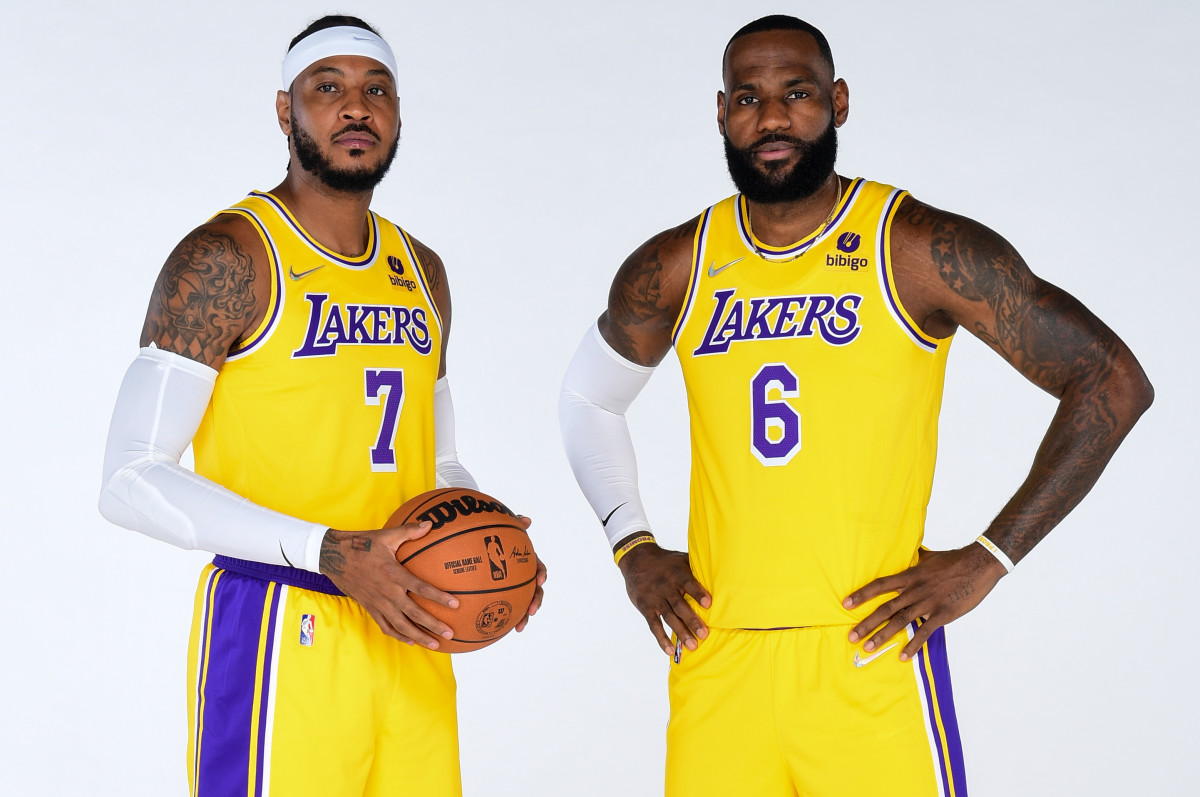 Where can LeBron James and Carmelo Anthony realistically start