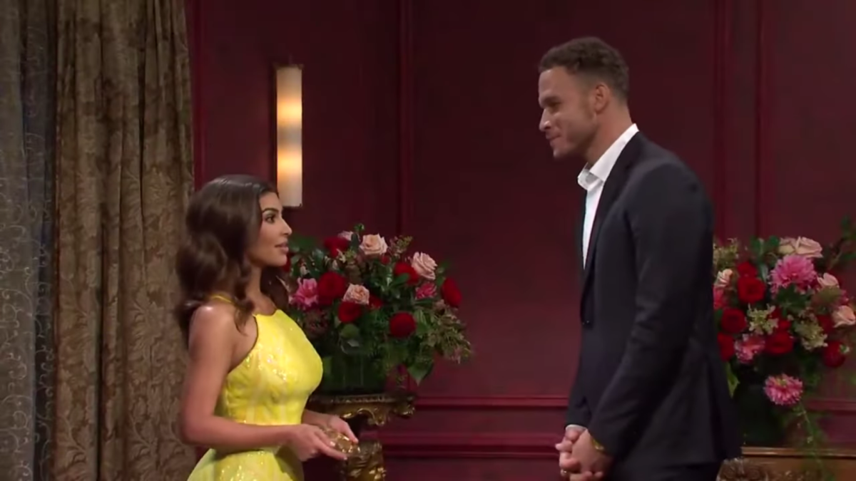 Blake Griffin Takes Kim Kardashian's Token Of Love During SNL Skit: "I'll Work On That"
