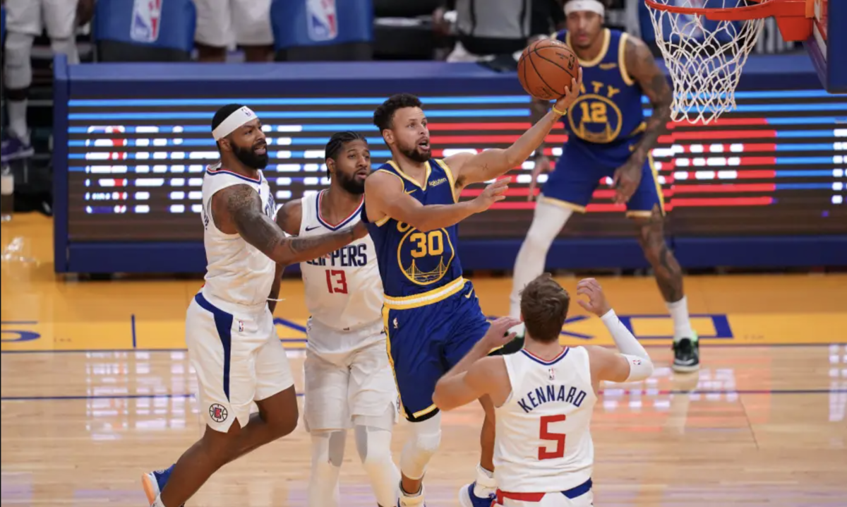 Paul George Challenged Steph Curry To Take A Shot From The Logo, Then Lived To Regret It: “I Ain’t Miss One Yet, Come On.”