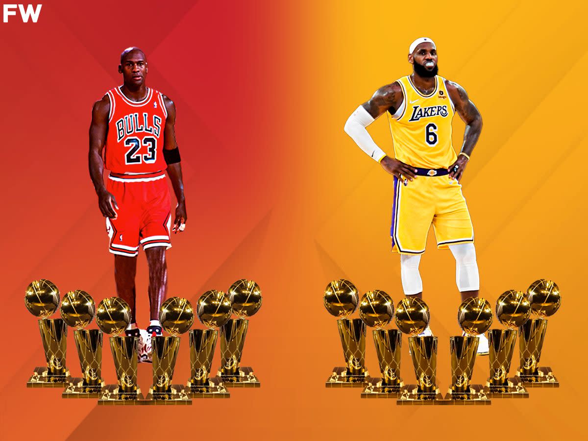 LeBron James Says He's Still Trying To Catch Up To Michael Jordan's Six Titles