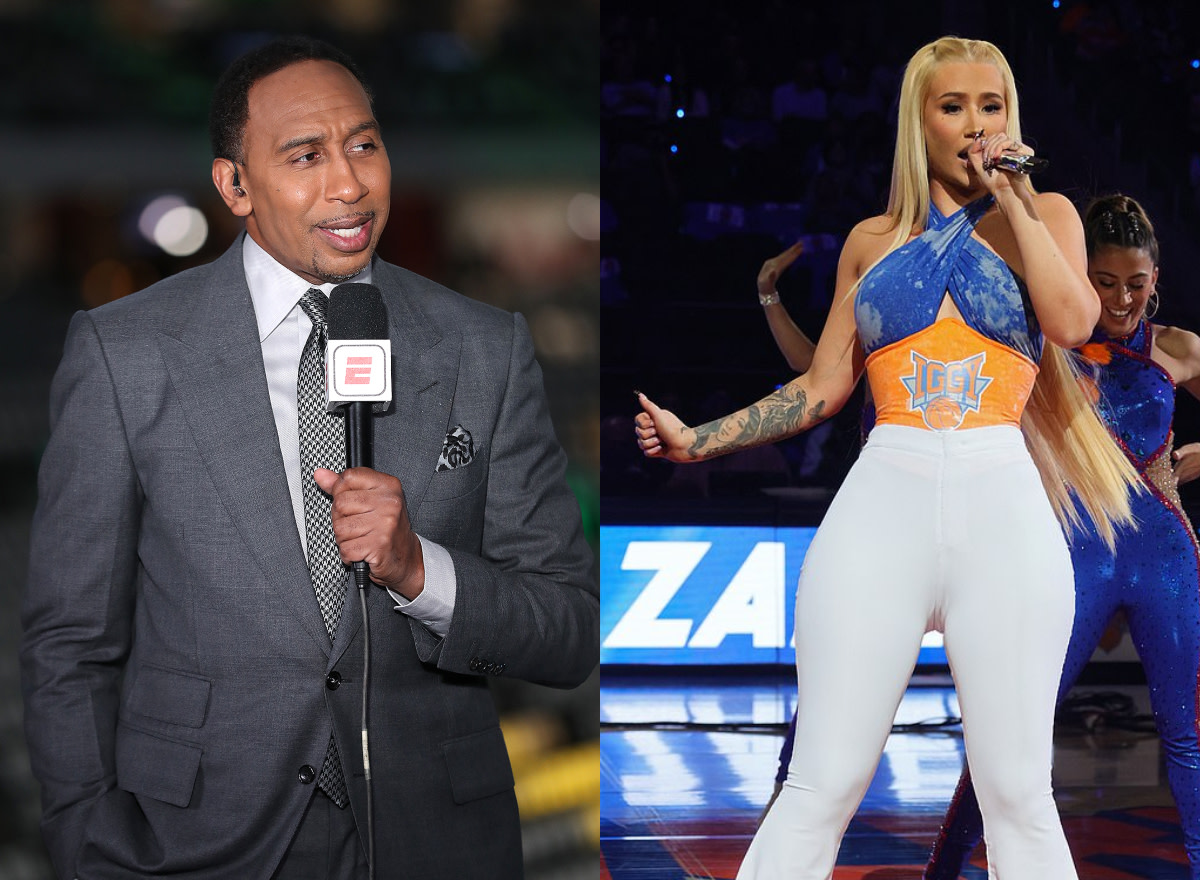 Stephen A. Smith Shoots His Shot With Iggy Azalea After Seeing Her At Knicks vs. Celtics Game: “We Like To See Her There, It’s Just Important To Me.”
