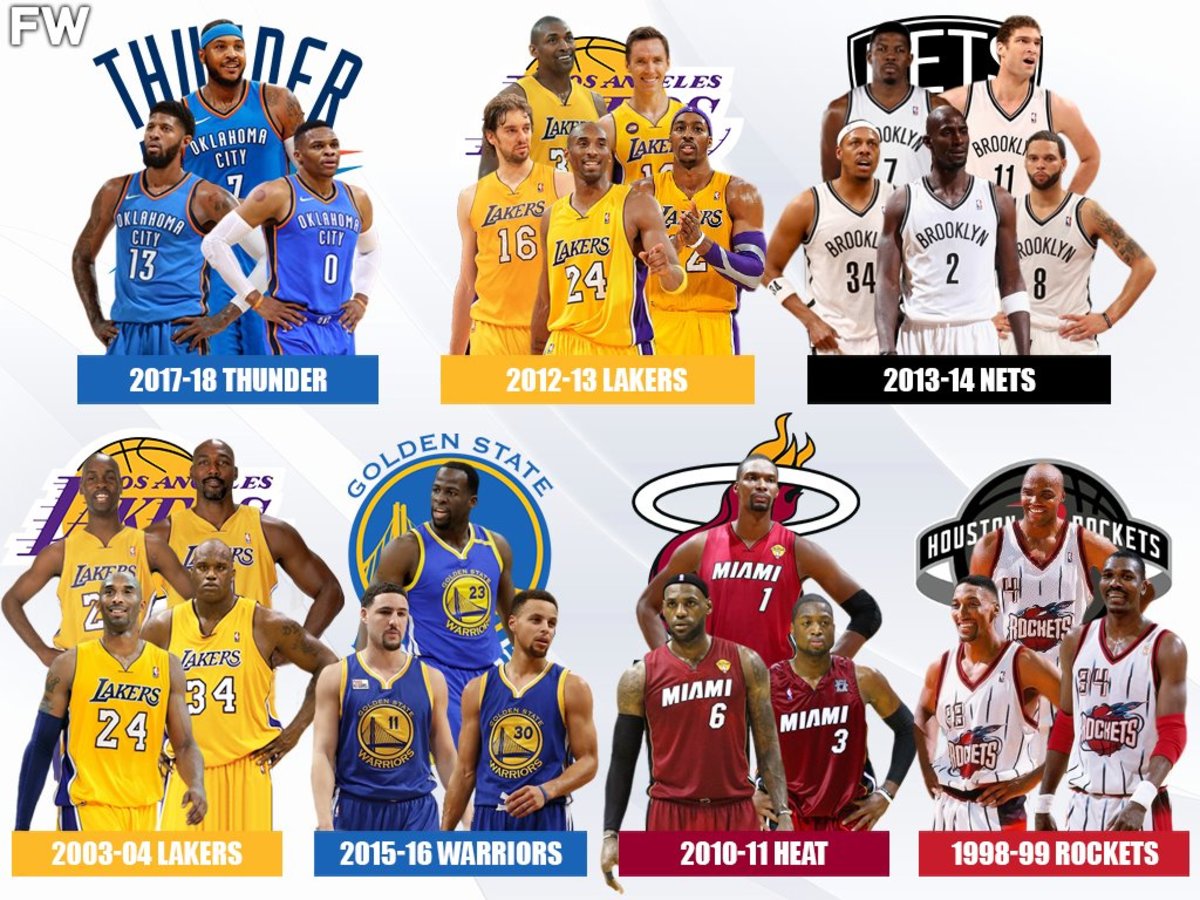 10 Most Disappointing NBA Superteams Of All Time: '73-9 Don't Mean A Thing Without A Ring'