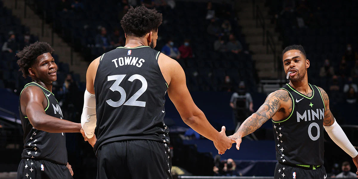 Anthony Edwards Says He's Ready To Push Karl-Anthony Towns And D'Angelo Russell: "I’m Gonna Start Talking More As Far As, 'You Need To Lock In, Bruh. Pass The Ball.' I’m Finna Start Talking A Lot More."