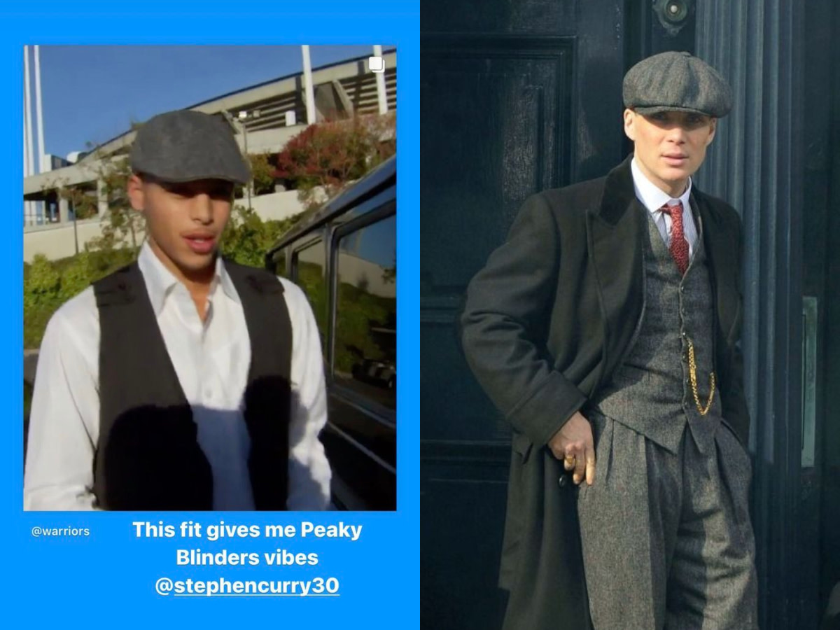 Klay Thompson Trolls Stephen Curry's NBA Debut Outfit: "It Gives Me Peaky Blinders Vibes.”