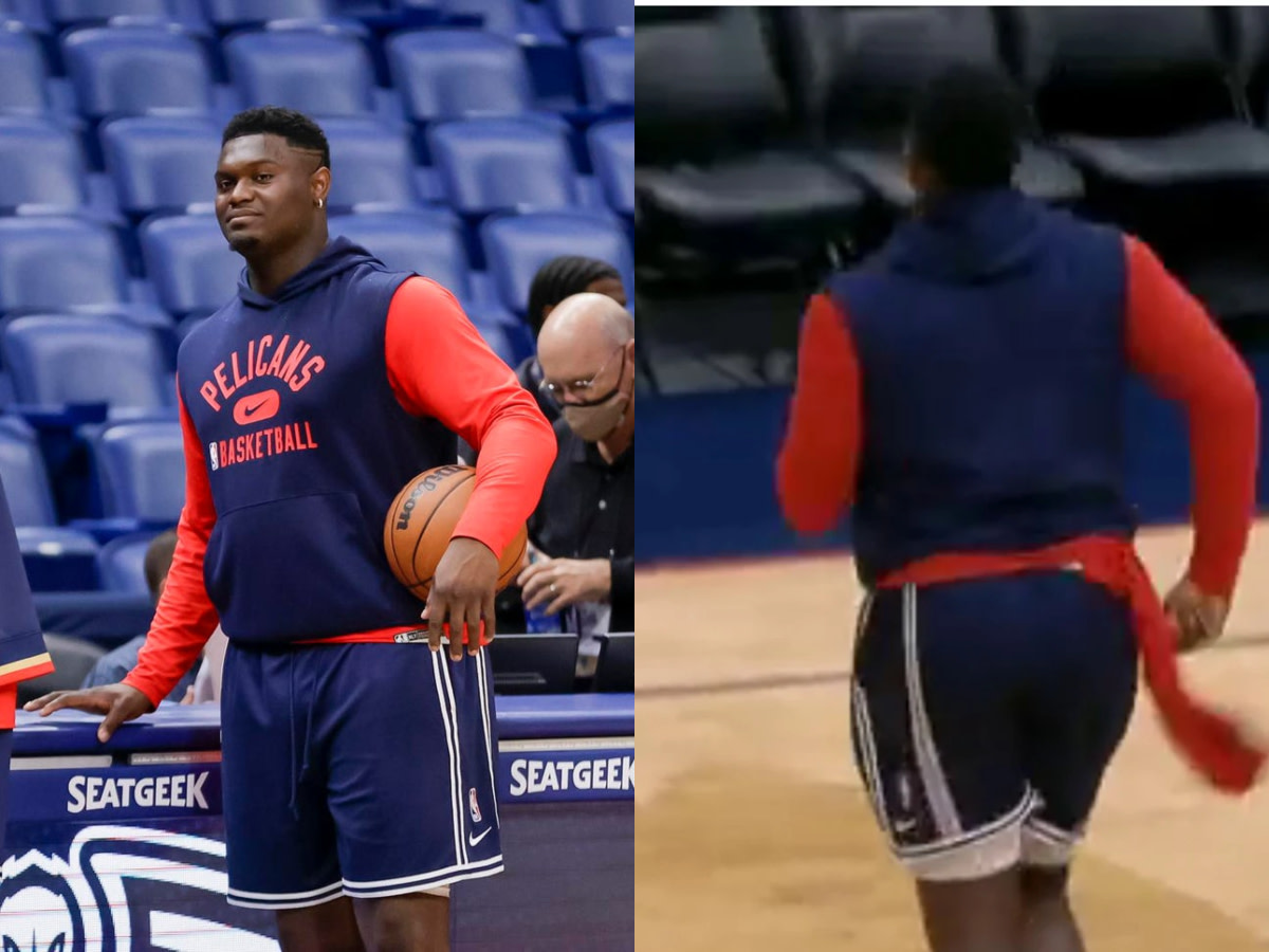 Zion Williamson Seems Like He Gained A Lot Of Weight After His Foot Surgery