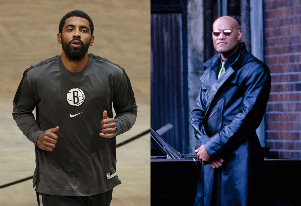 Kyrie Irving Fires Up Fans With Cryptic Message Using Morpheus From Matrix
