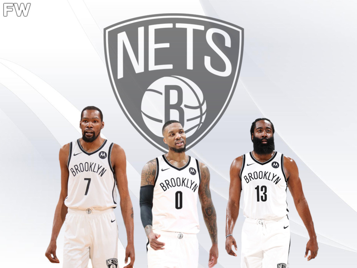 Damian Lillard, Kevin Durant, James Harden - Brooklyn Nets