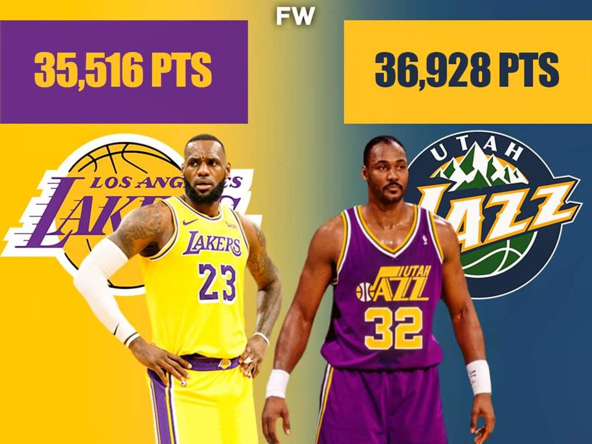 LeBron James Can Pass Karl Malone This Season For Second Place On The All-Time Scoring List