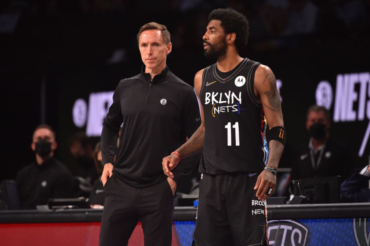 Kyrie Irving Makes Cryptic Comments After Fake Stories About An Argument Between Him And Steve Nash Spreads Across Twitter: "Which Side Are You On? The Truth vs. The Lie."