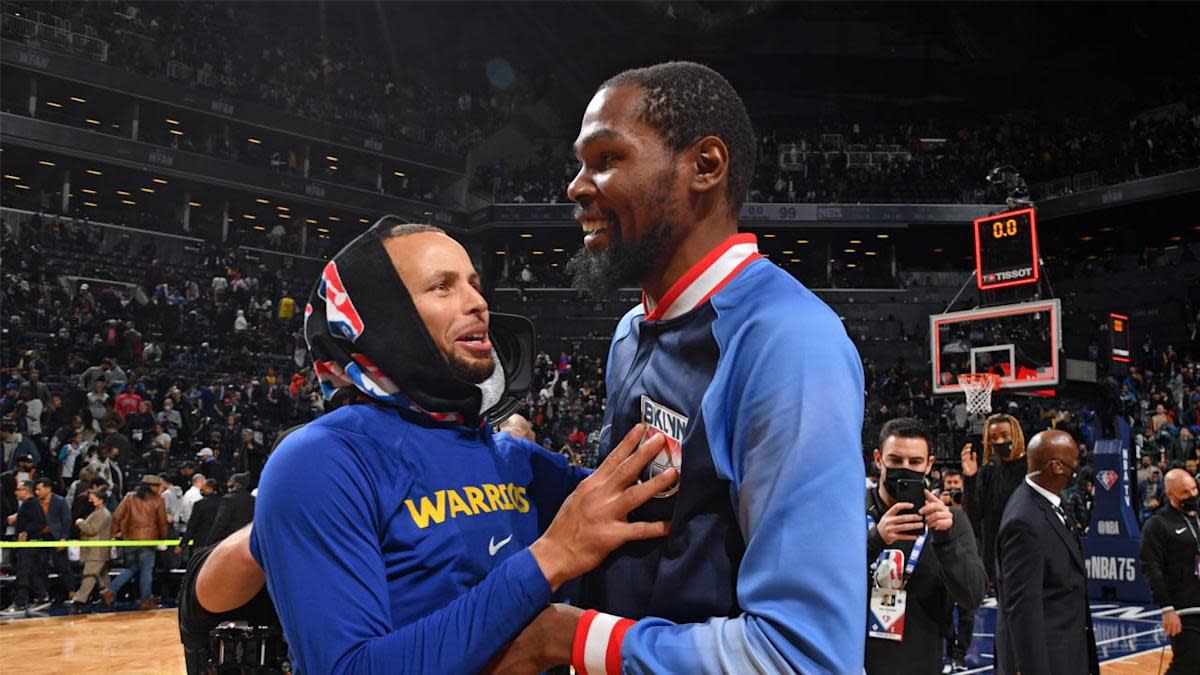 Kevin Durant Praises Stephen Curry After He Breaks Ray Allen’s Three-Pointer Record: “2974… More On The Way. Congrats To The God.”